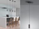 TRIO Leuchten LED Pendelleuchte Schwarz Ø12cm Bild 1