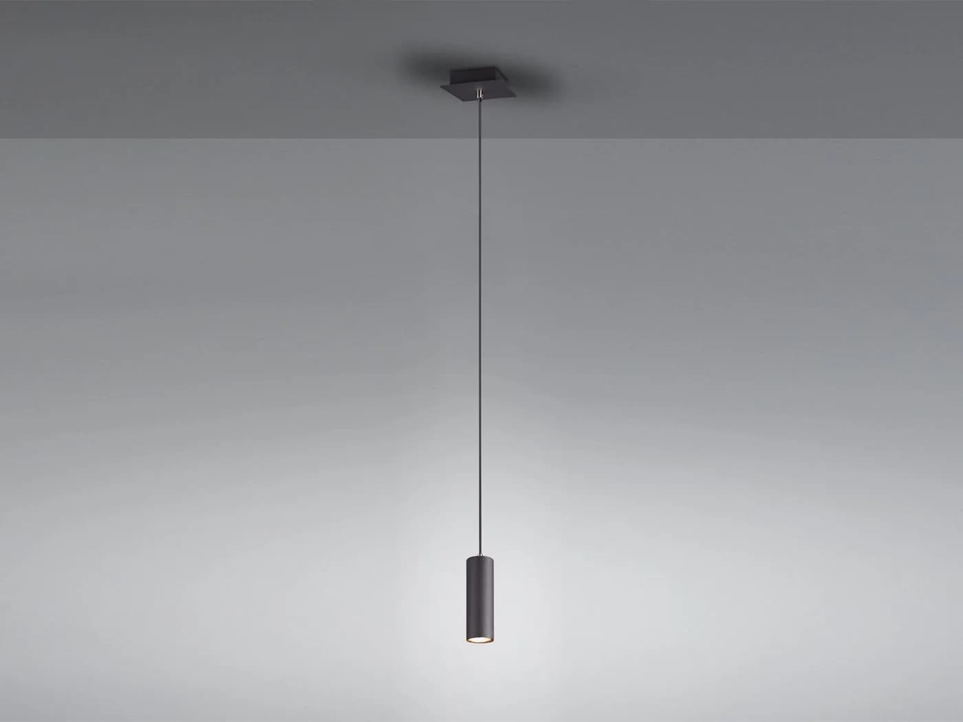 TRIO Leuchten LED Pendelleuchte Schwarz Ø12cm - Bild 2