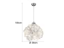 Reality Leuchten LED Pendelleuchte Weiß Chrom Dimmbar Bild 5