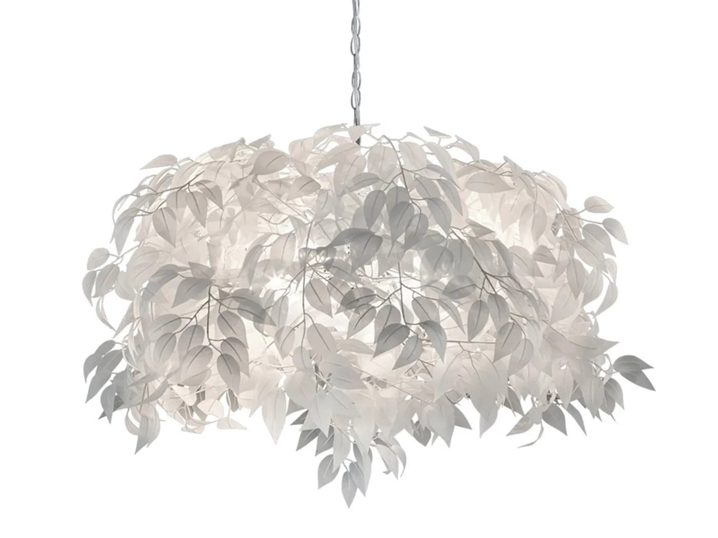Reality Leuchten LED Pendelleuchte Weiß Chrom Dimmbar 70cm - Bild 2