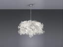 Reality Leuchten LED Pendelleuchte Weiß Chrom Dimmbar 70cm Bild 3