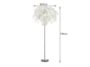 Reality Leuchten LED Stehlampe Blätter-Design Dimmbar Warmweiß 180cm Bild 4