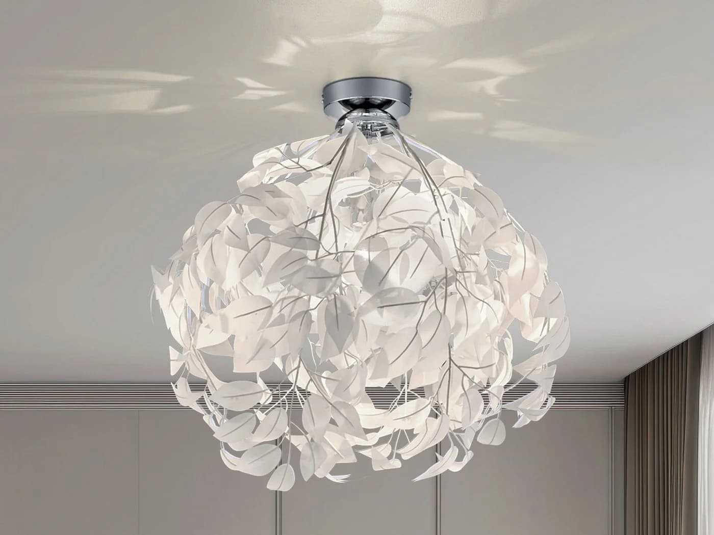 Reality Leuchten LED Deckenleuchte Weiß Chrom Dimmbar - Bild 5