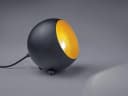 Reality Leuchten LED Tischleuchte Retro Schwarz-Gold Warmweiß Bild 3