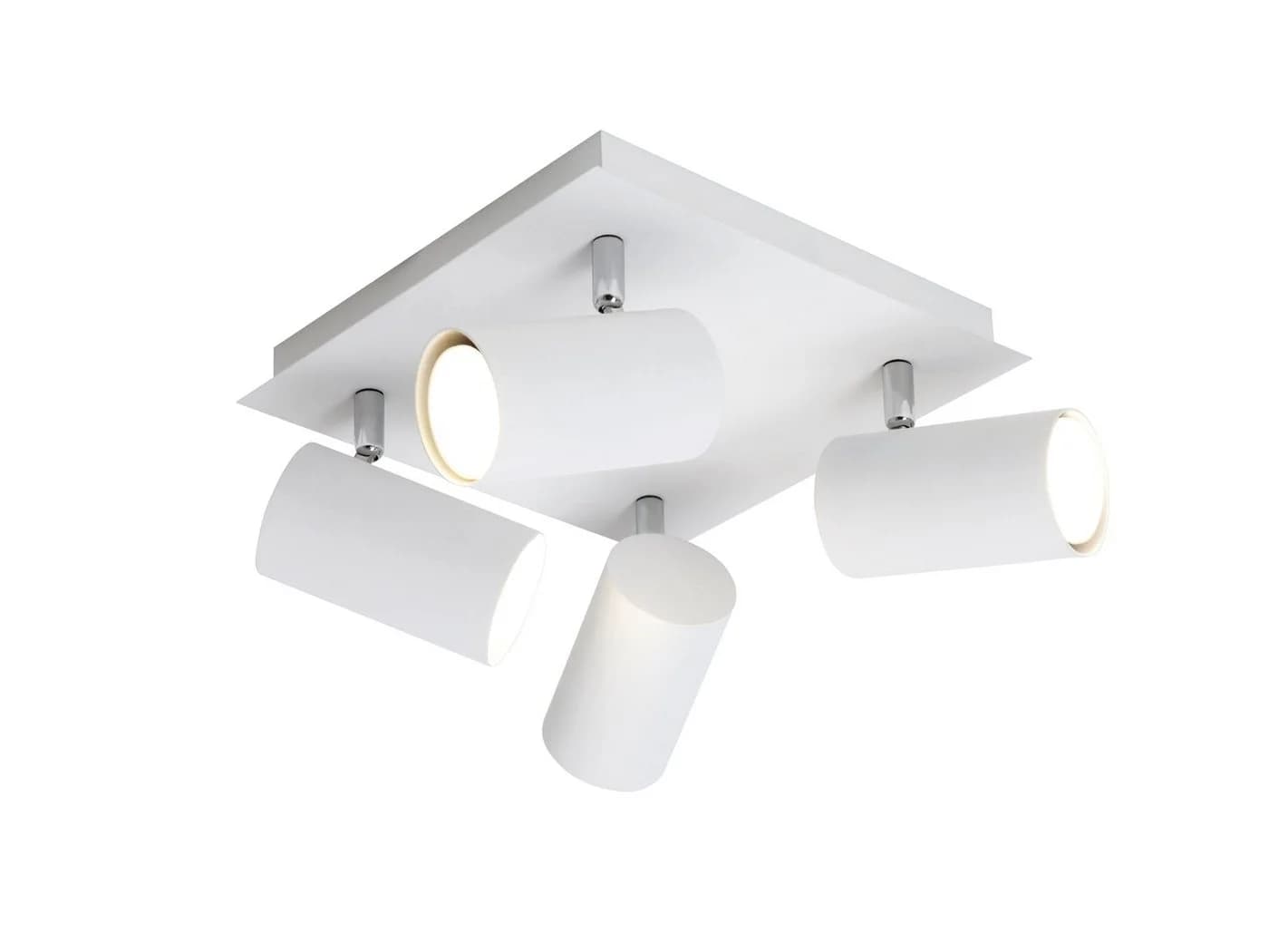 TRIO Leuchten LED Deckenstrahler Weiß Dimmbar Schwenkbar 4-flammig - Bild 2