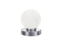 Reality Leuchten LED Nachttischlampe Touch Dimmbar Weiß Silber Bild 2