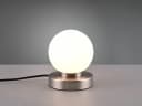Reality Leuchten LED Nachttischlampe Touch Dimmbar Weiß Silber Bild 3