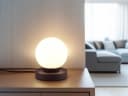 Reality Leuchten LED Nachttischlampe Weiß Rost Dimmbar Touch Bild 1