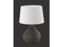 Reality Leuchten LED Nachttischlampe Braun Beige Dimmfunktion Bild 4