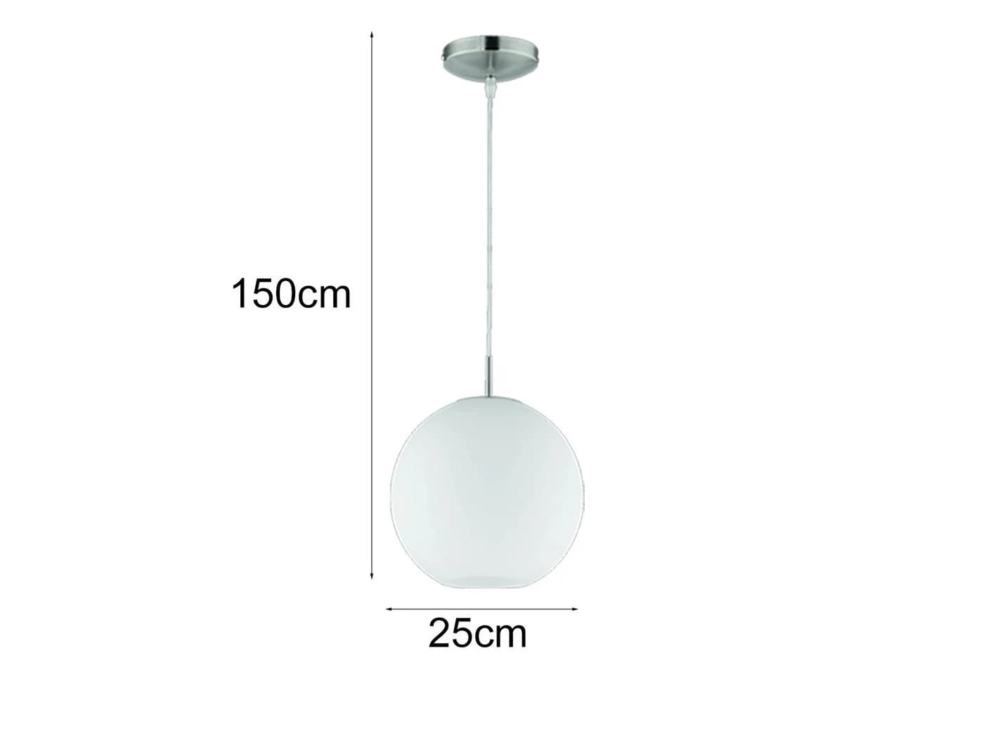 Reality Leuchten LED Pendelleuchte, Dimmfunktion, Warmweiß, Ø25cm - Bild 4