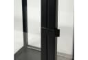 Mojawo Laterne 3er Laternen Set Stalllaterne Windlicht Schwarz Metall Bild 5