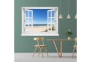 WallSpirit Wandsticker Fensterblick mit Aussicht Selbstklebend Bunt Bild 1