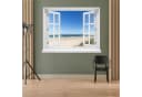 WallSpirit Wandsticker Fensterblick mit Aussicht Selbstklebend Bunt Bild 3