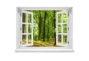 WallSpirit Wandsticker "Fensterblick mit Aussicht" Selbstklebend PVC-frei Bild 2