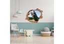 WallSpirit Wandtattoo Wanddurchbruch "Pferdekopf" Selbstklebend Bunt Bild 1