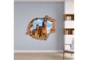 WallSpirit Wandtattoo Wanddurchbruch Pferd mit Fohlen Selbstklebend Rückstandslos Abziehbar Bild 5