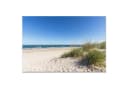 WallSpirit Leinwandbild Strand Ostsee XXL Wandbild Blau Bild 1