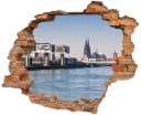 WallSpirit Wandtattoo Wanddurchbruch Köln Selbstklebend Bild 2