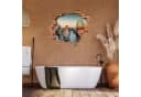 WallSpirit Wandtattoo Wanddurchbruch Hamburg Hafen Selbstklebend Bild 5