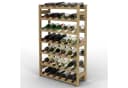 Lenmar Weinregal Massivholz Natur 42 Flaschen Bild 2