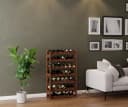 Lenmar Weinregal Massivholz Kiefer 42 Flaschen Natur Bild 1