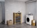 Lenmar Weinregal Holz für 91 Flaschen Natürlicher Holzton Bild 3