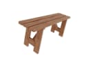 Lenmar Gartenbank Massivholz Kiefer TEAK Braun Bild 2