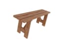 Lenmar Gartenbank Massivholz Kiefer TEAK Braun Bild 3