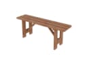 Lenmar Gartenbank Massivholz Kiefer TEAK Braun Bild 4
