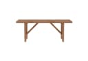 Lenmar Gartenbank Massivholz Kiefer TEAK Braun Bild 5