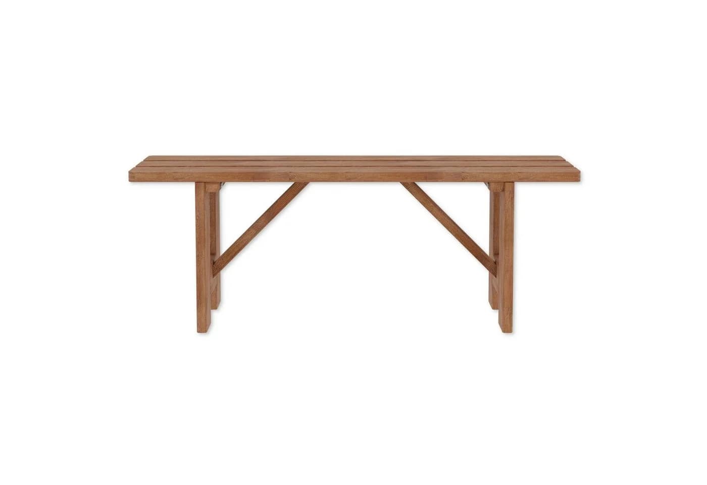 Lenmar Gartenbank Massivholz Kiefer TEAK Braun - Bild 5