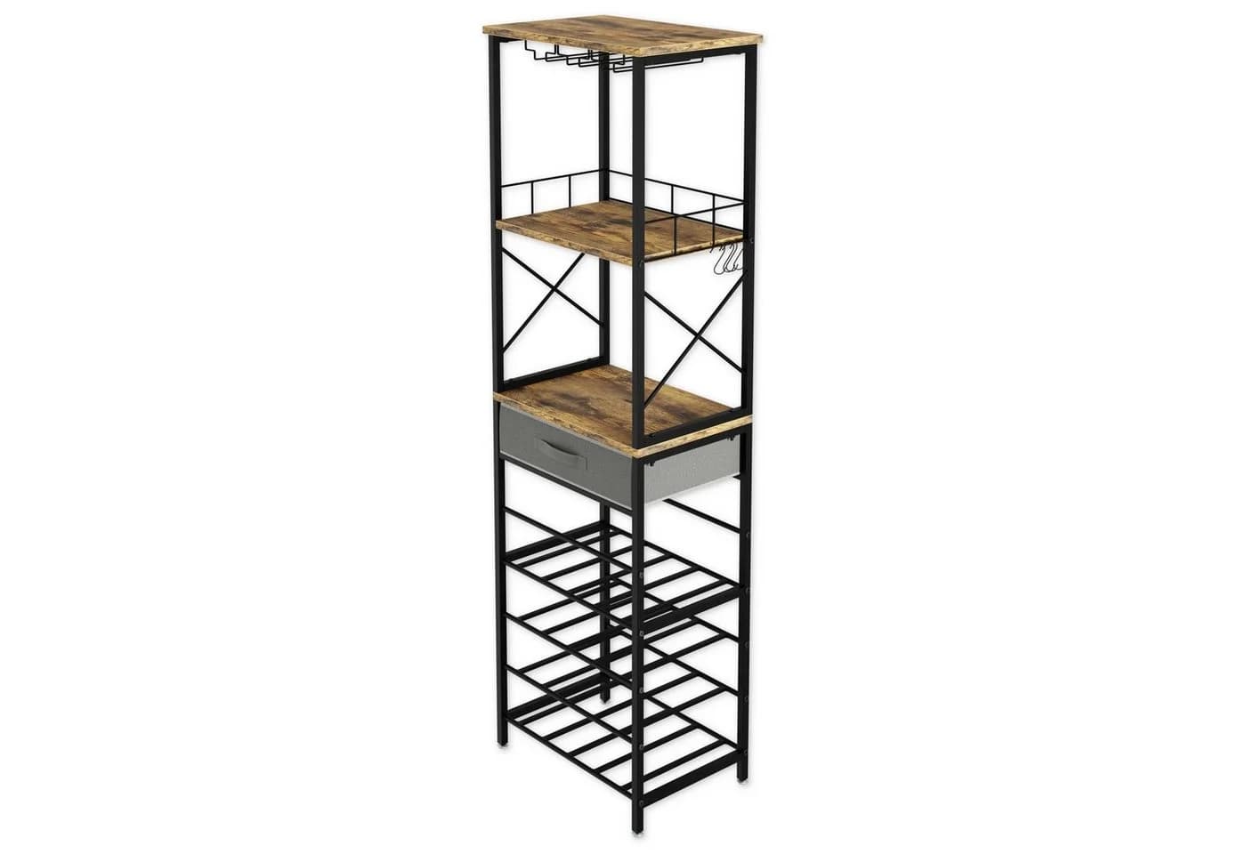 Lenmar Weinregal Metall Schwarz 20 Flaschen LOFT 20S - Bild 5