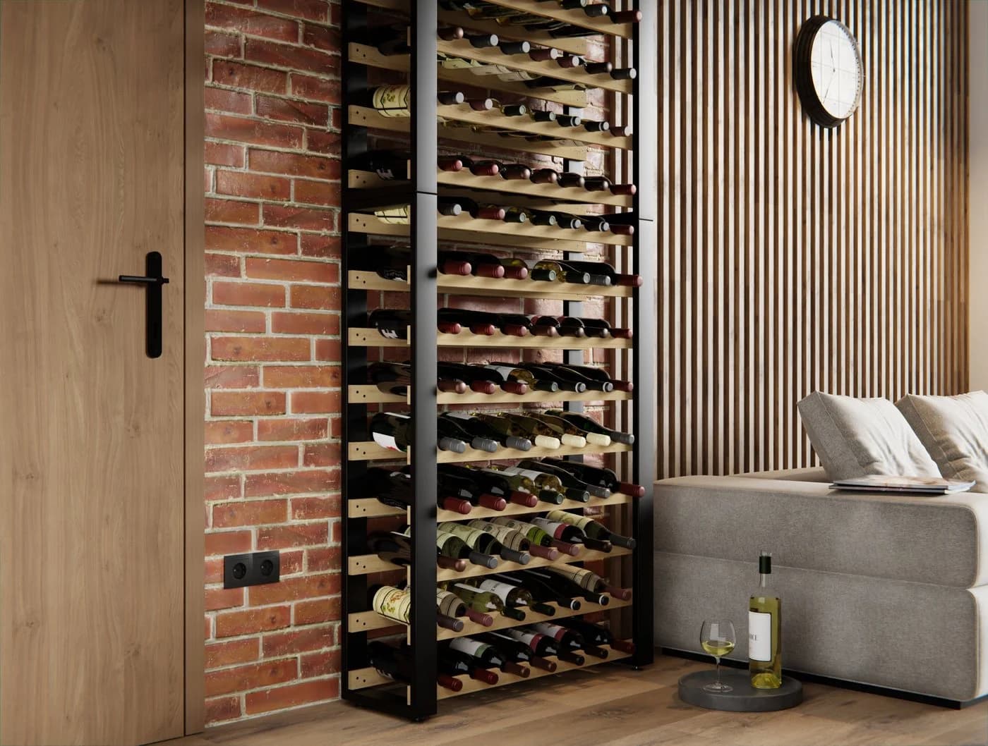 Lenmar Weinregal LOFT Stapelbar Holz Weinregal