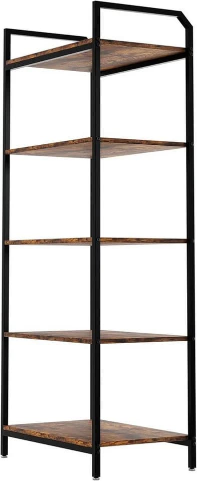 Lenmar Bücherregal BS Serie Industrie-Look Stahl & Holz
