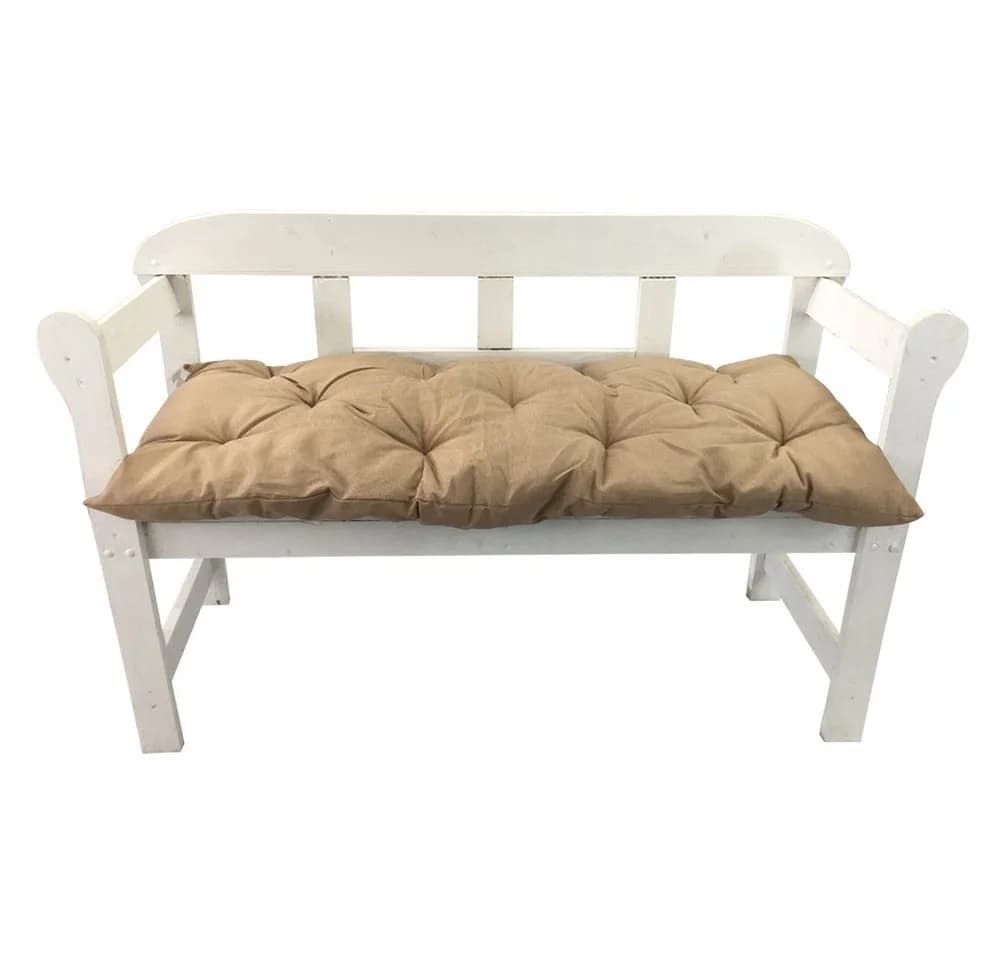 NYVI Bankauflage Ibiza Beige Gartenbank Auflage 140x45 cm - Bild 1