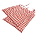 NYVI Stuhlkissen Nizza 2er Set Rot Elegante Steppung Bild 2