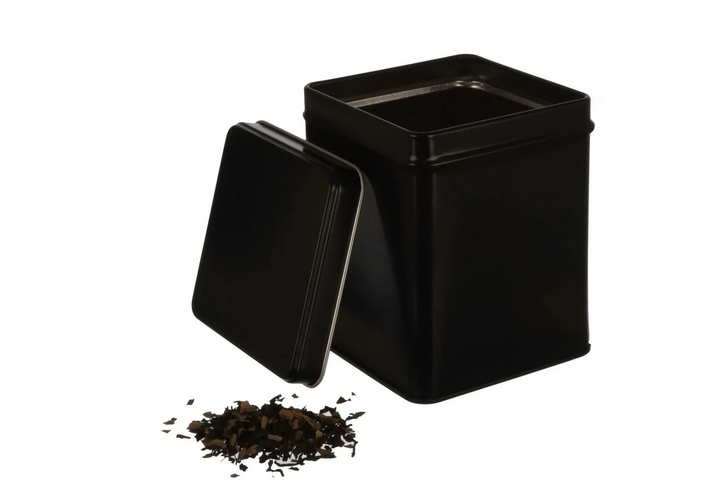 DOSENRITTER Teedose WATSON 6-tlg. Schwarz Aromadicht Stapelbar - Bild 3