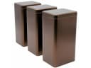 DOSENRITTER Vorratsdose EBO 3er-Set Aromadicht Stapelbar Metall Braun Bild 2