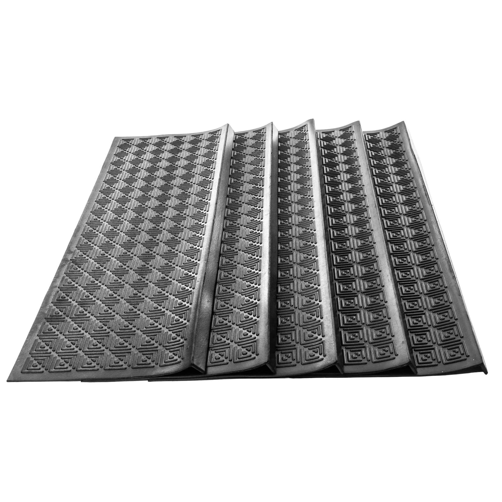 Jet-Line Stufenmatten 5er-Set Gummi Antirutsch