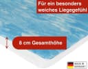 Meos Gel-Schaum Topper 8 cm Weiß Atmungsaktiv Bild 1