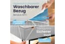 Meos Gel-Schaum Topper 8 cm Weiß Atmungsaktiv Bild 4