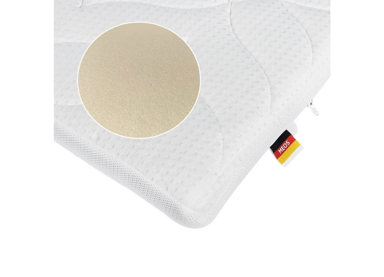 Meos Visco Topper 6 cm Viscoschaum Memory Effekt Druckentlastend - Bild 2