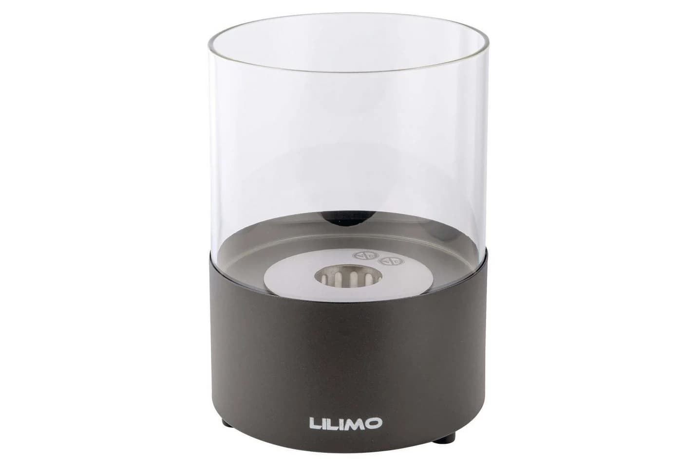 LILIMO Tischkamin MODENA mit Stahlsockel und Glas - Bild 2