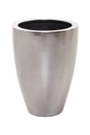 VIVANNO Bodenvase OPALA Rund Silbermetallic Hochglanz Bild 2