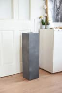 VIVANNO Bodenwindlicht LUMIRA Felsgrau Fiberzement mit Glas Bild 5