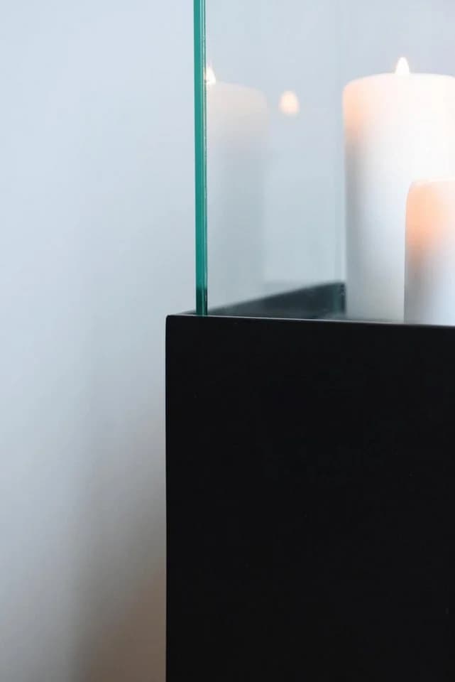 VIVANNO Bodenwindlicht CANDELA Rechteckig Schwarz Matt Alu-Verbund - Bild 3