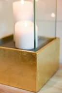 VIVANNO Windlicht CANDELITA Rechteckig Blattgold Hochglanz Bild 3