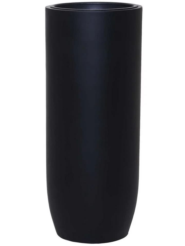 VIVANNO Bodenvase SOLERIO Schwarz Matt Fiberglas - Bild 2