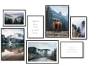 Hyggelig Home Poster Set Highlands 7-tlg. Berge Natur Collage Bild 2