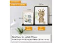 Hyggelig Home Poster Waldtiere, Premium Poster Set 7-tlg. Collage Zeichnung Qualitätsdruck Dickes Papier Bild 5